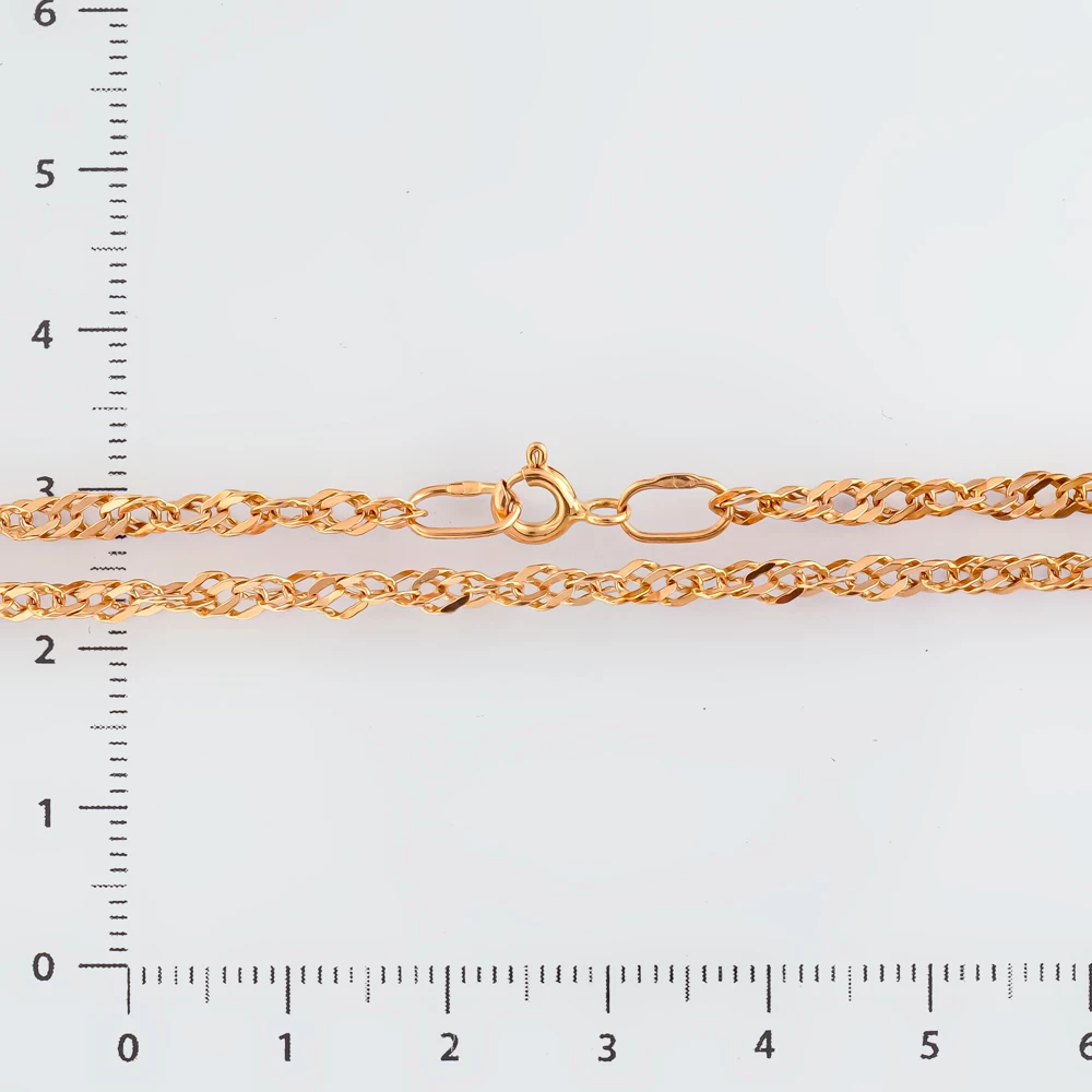 Браслет из красного золота 585 пробы