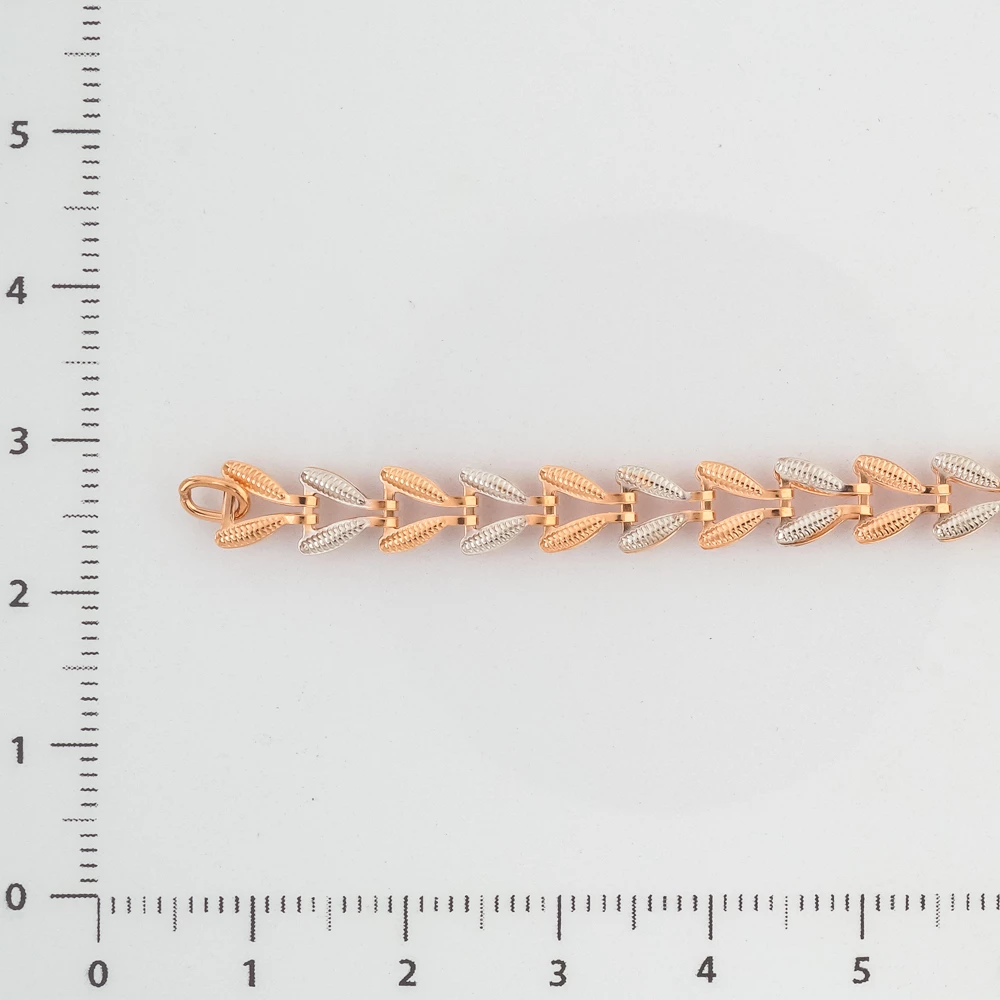 Браслет из красного золота 585 пробы