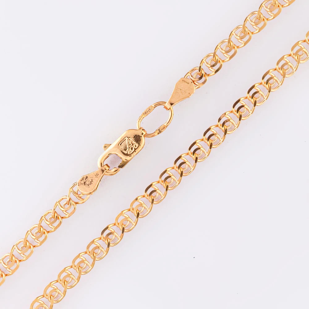 Браслет из красного золота 585 пробы