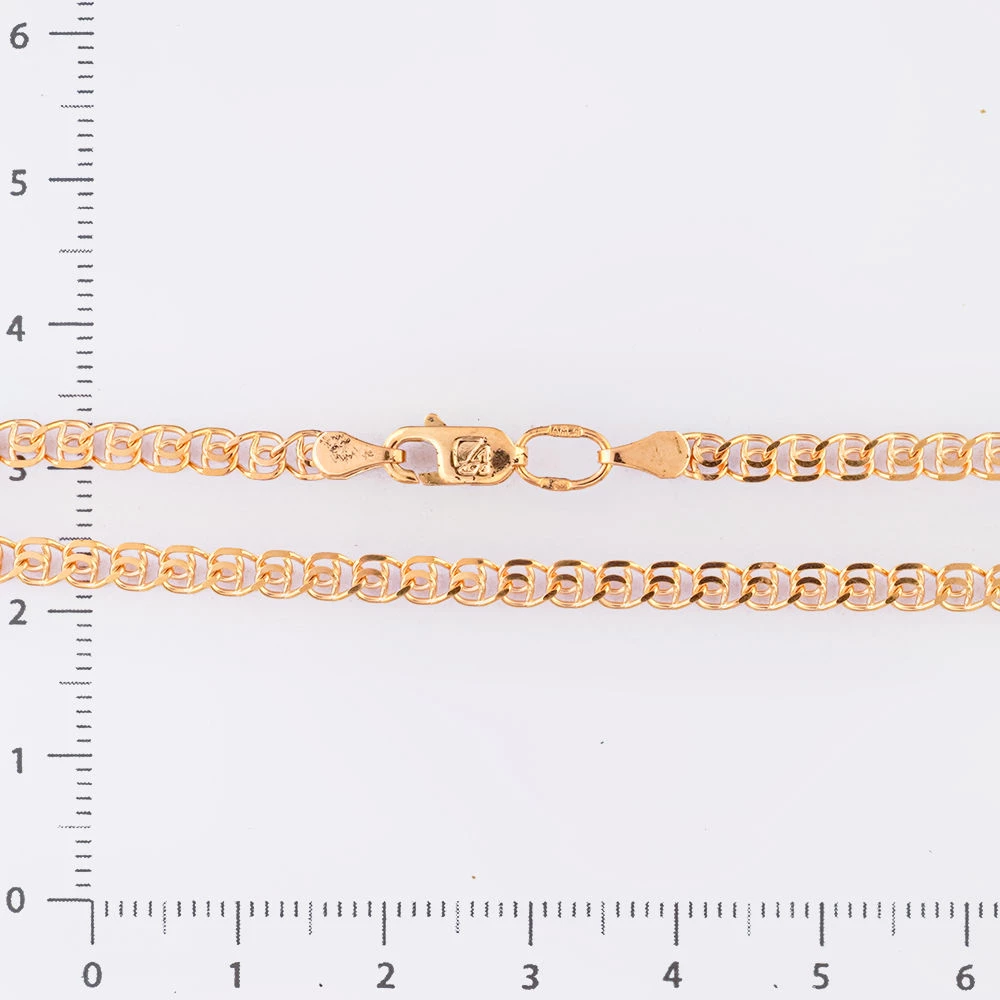 Браслет из красного золота 585 пробы