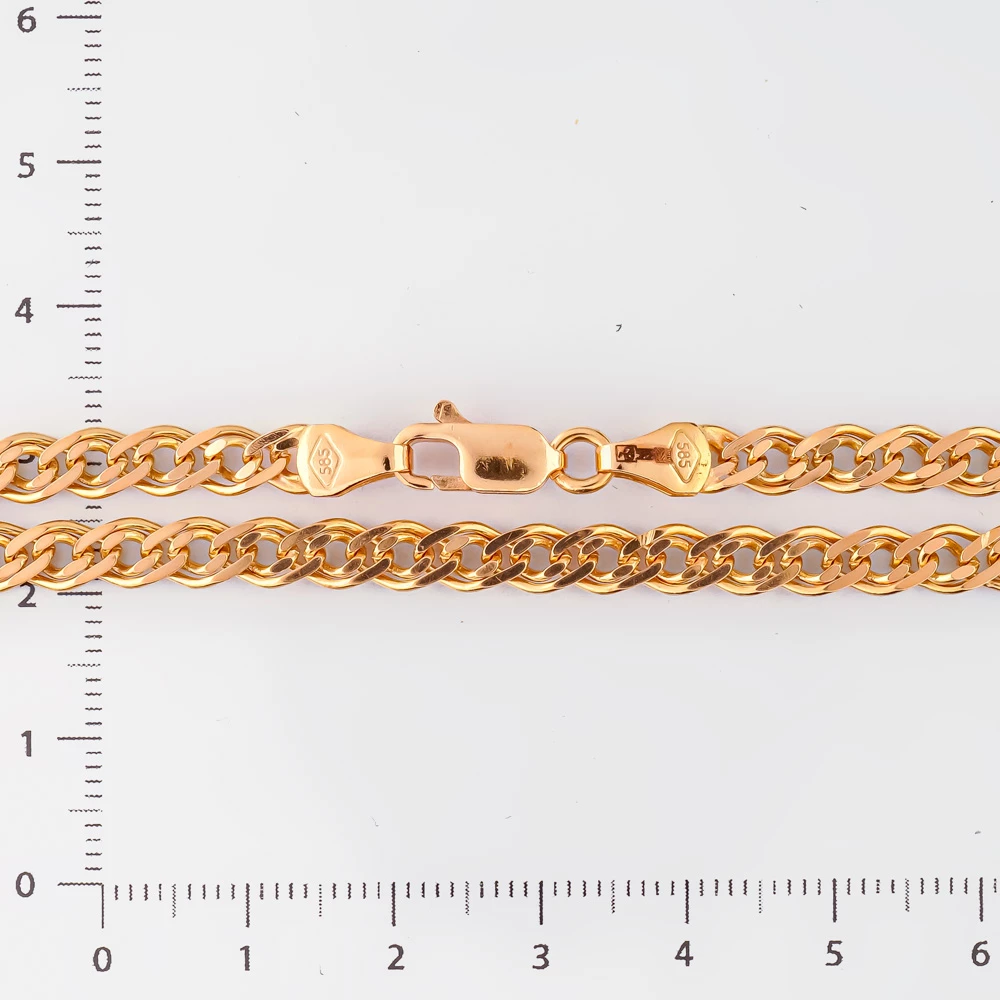 Браслет из красного золота 585 пробы