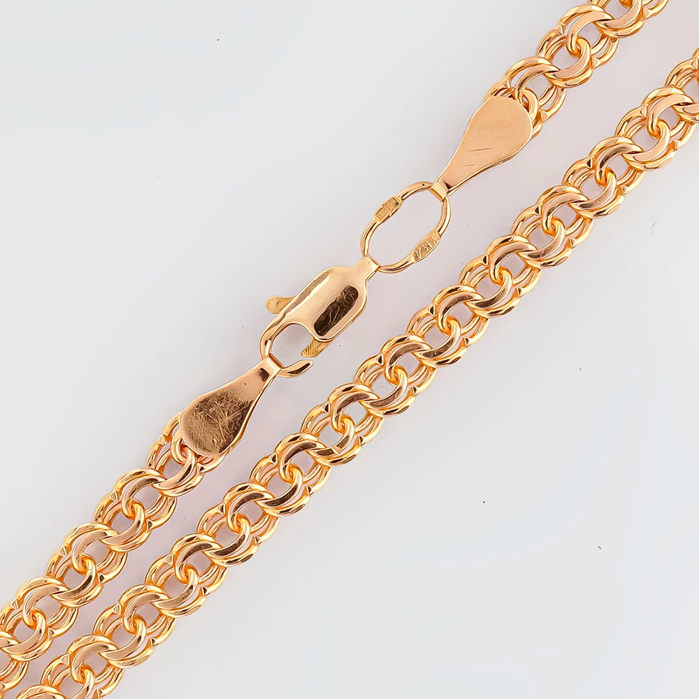 Браслет из красного золота 585 пробы