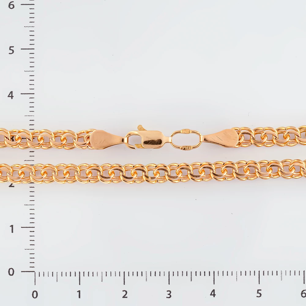 Браслет из красного золота 585 пробы