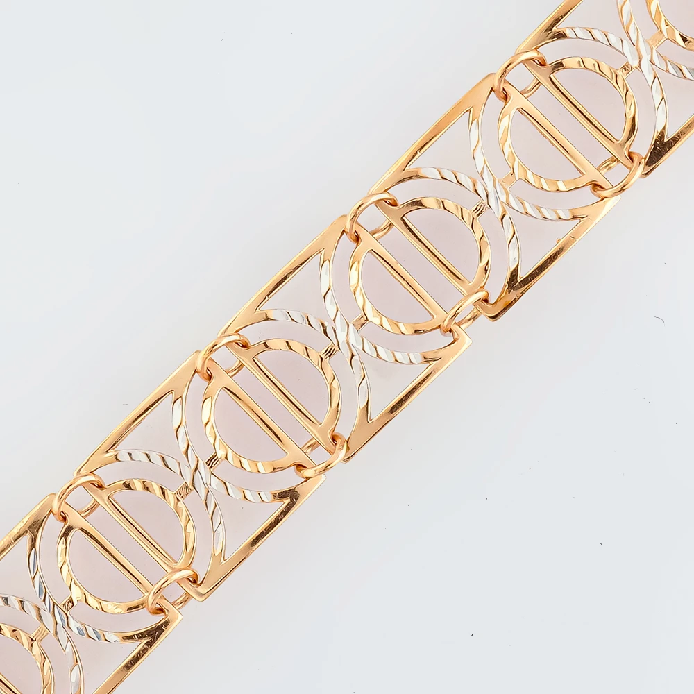 Браслет из красного золота 585 пробы