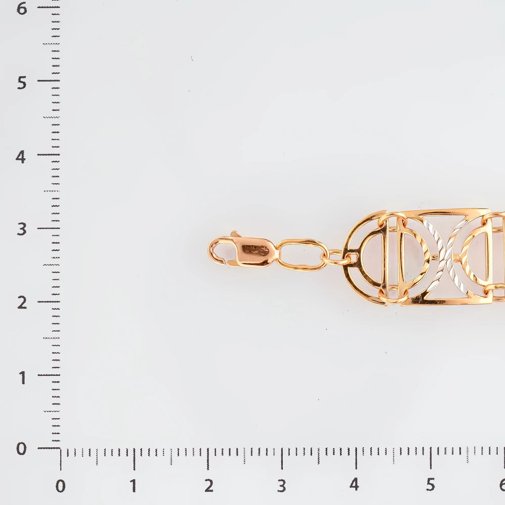 Браслет из красного золота 585 пробы