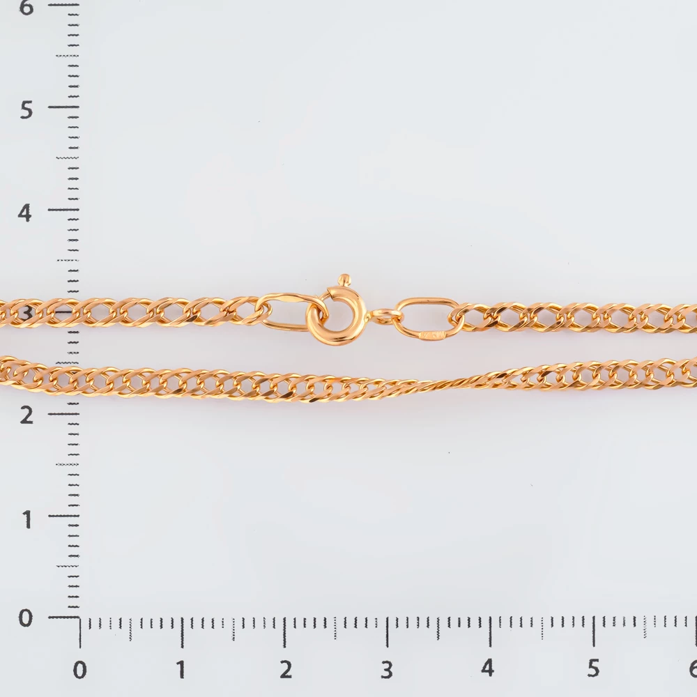 Браслет из красного золота 585 пробы