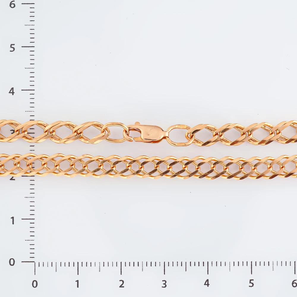 Браслет из красного золота 585 пробы