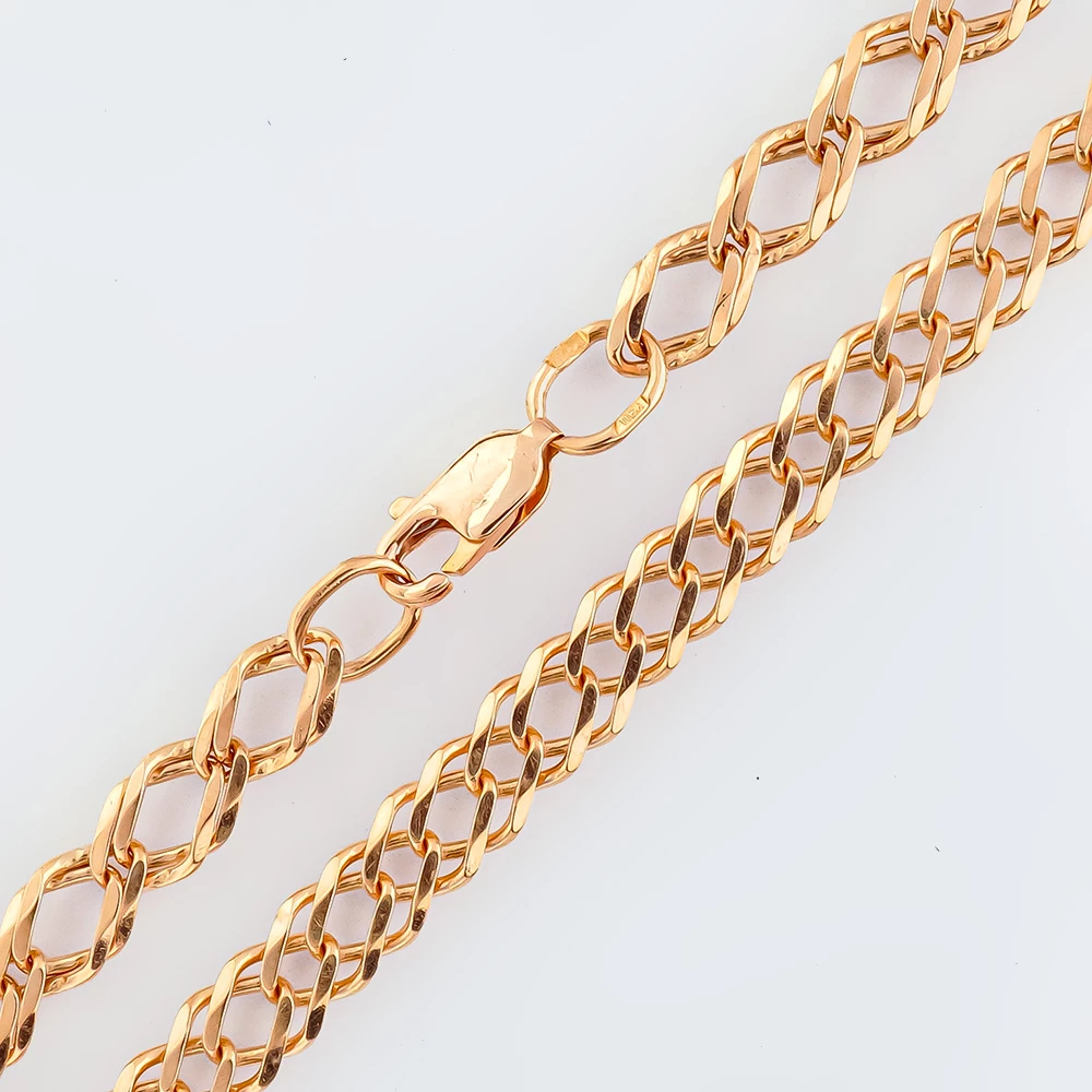 Браслет из красного золота 585 пробы