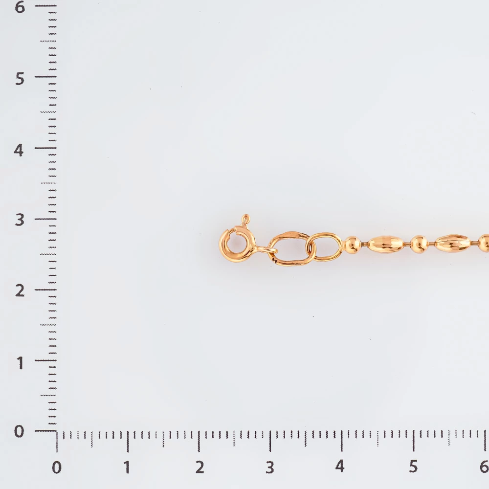 Браслет из красного золота 585 пробы