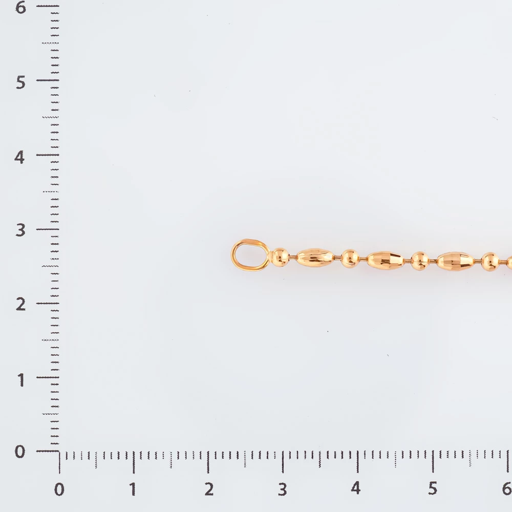 Браслет из красного золота 585 пробы