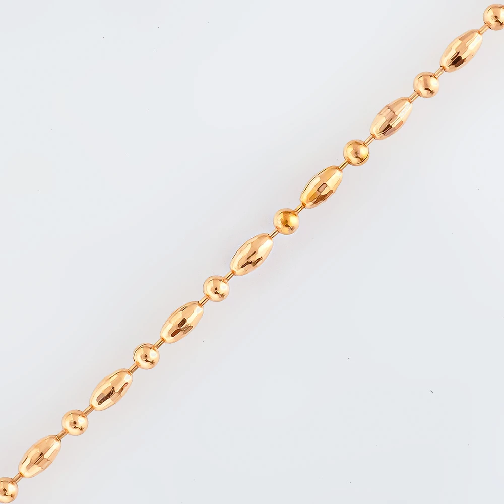 Браслет из красного золота 585 пробы