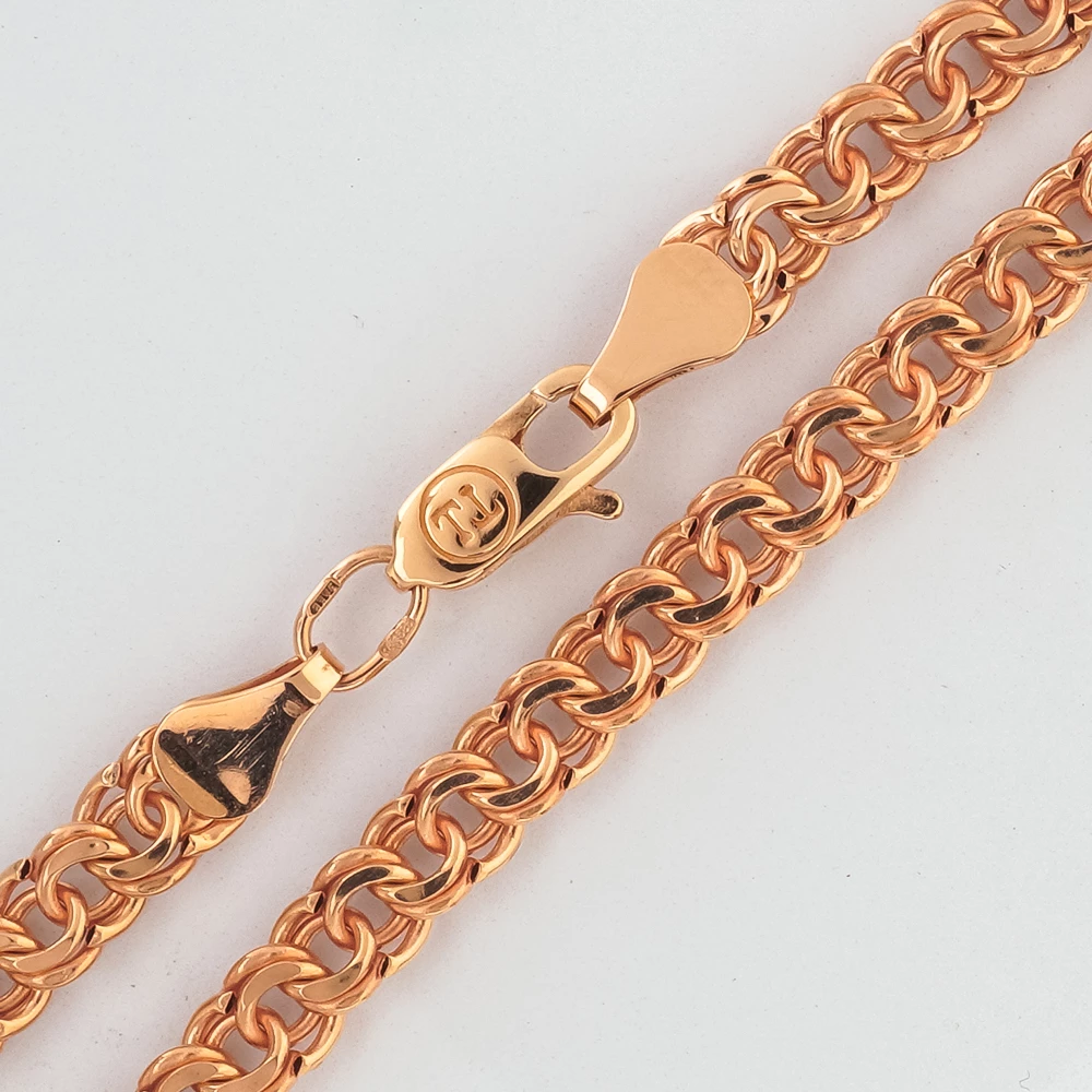 Браслет из красного золота 585 пробы