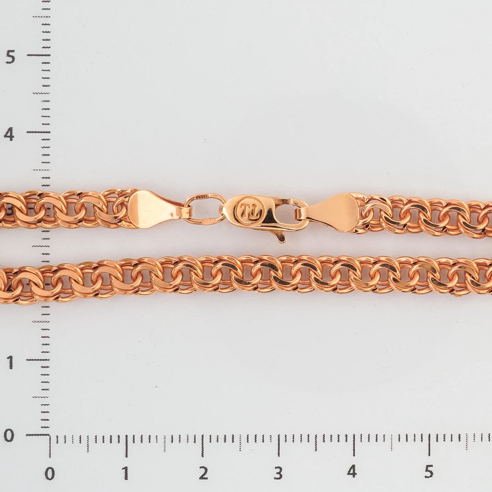 Браслет из красного золота 585 пробы