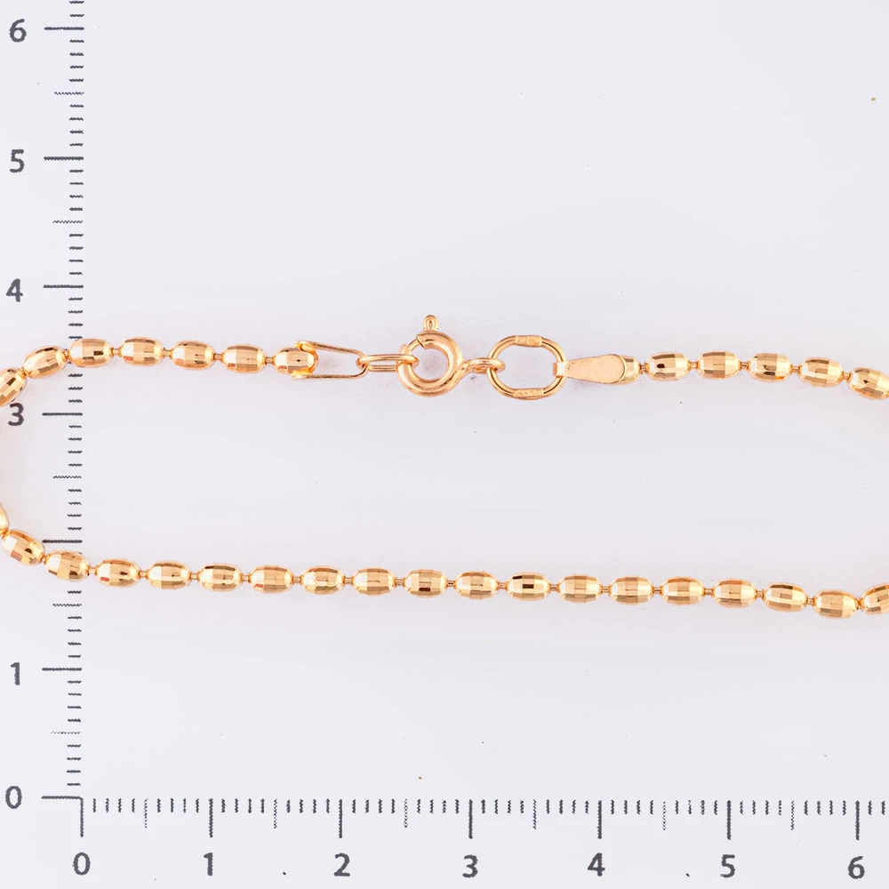 Браслет из красного золота 585 пробы