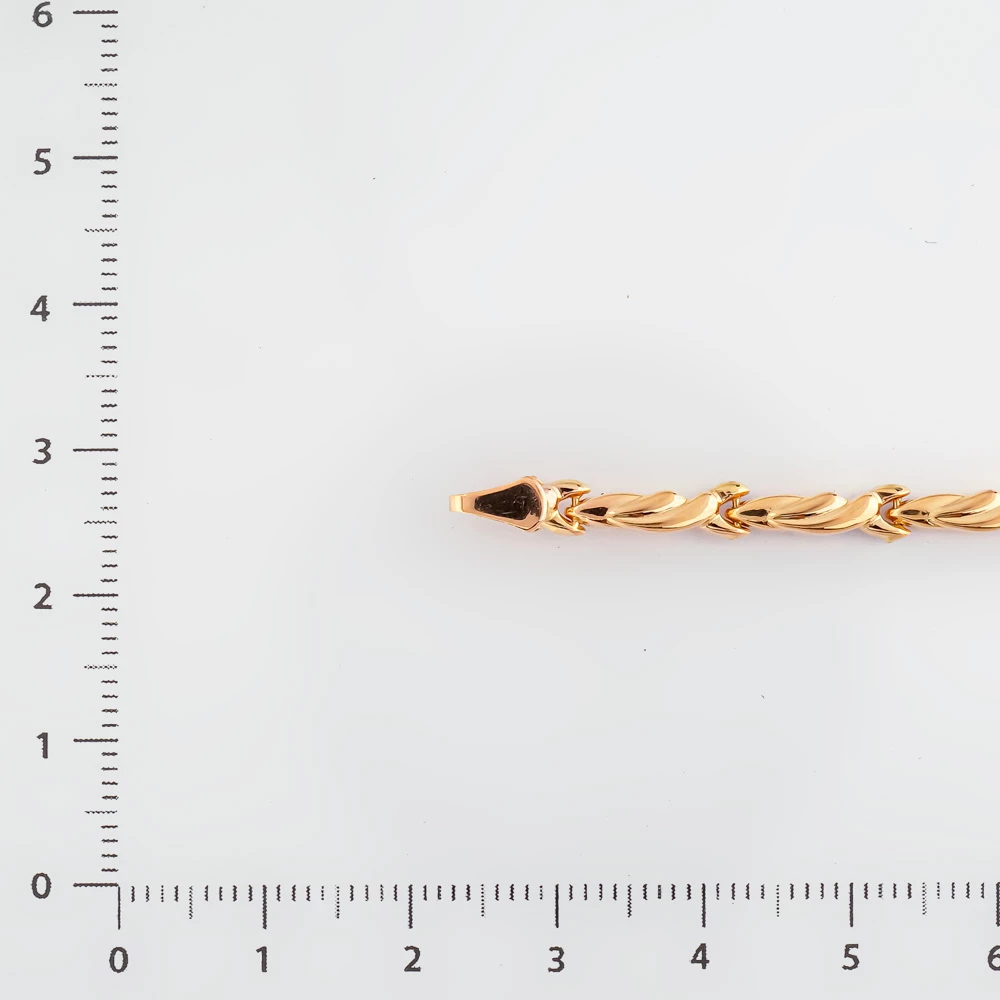 Браслет из желтого золота 585 пробы