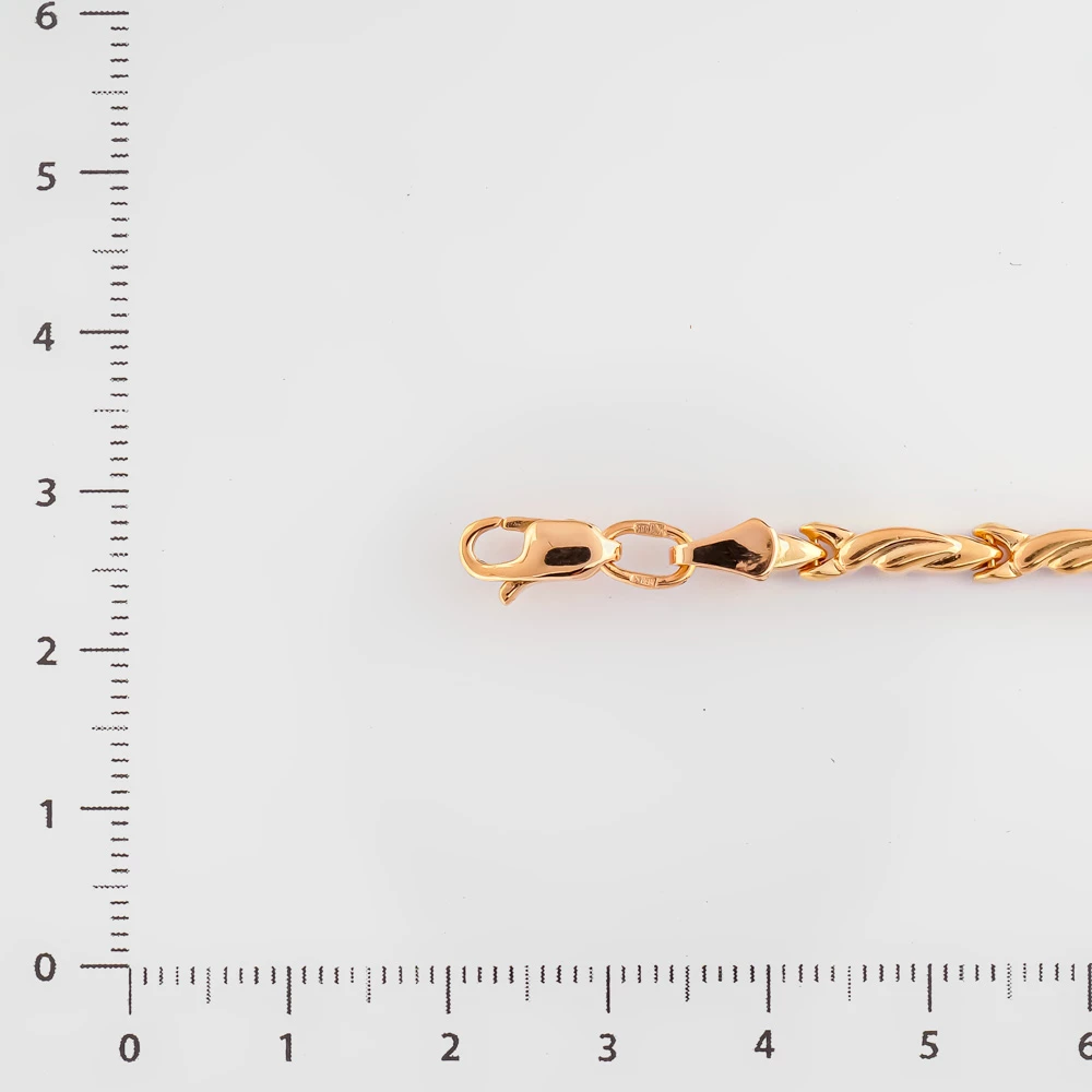 Браслет из желтого золота 585 пробы