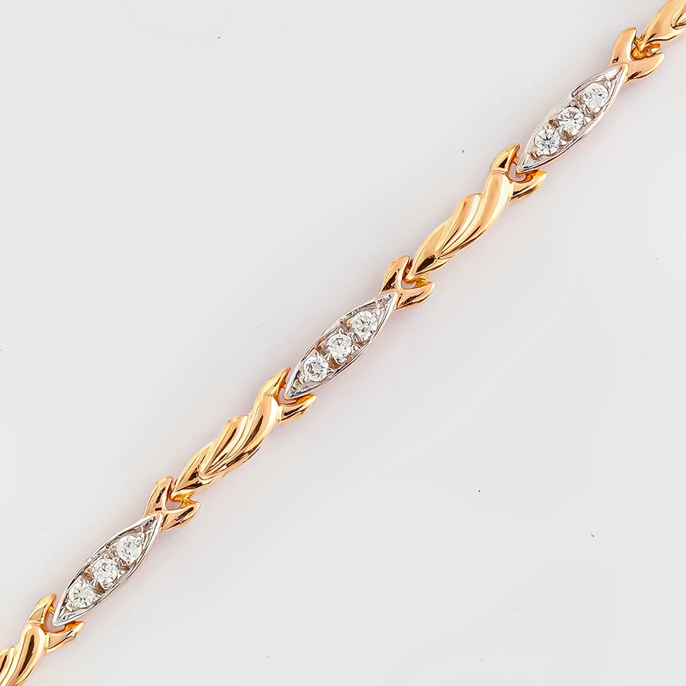 Браслет из желтого золота 585 пробы