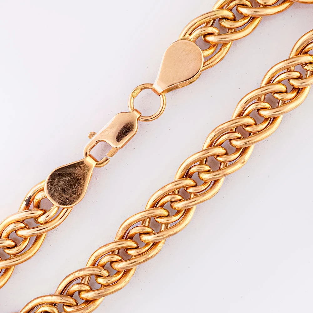 Браслет из красного золота 585 пробы