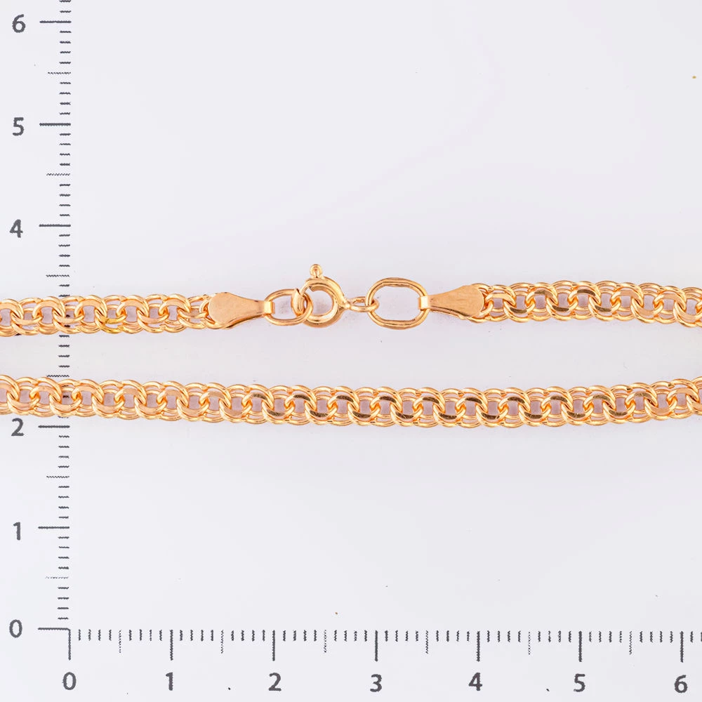 Браслет из красного золота 585 пробы