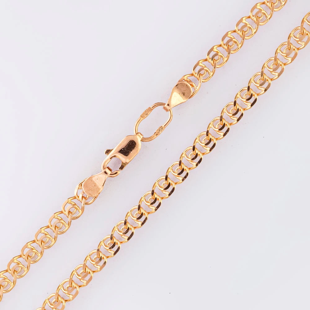 Браслет из красного золота 585 пробы