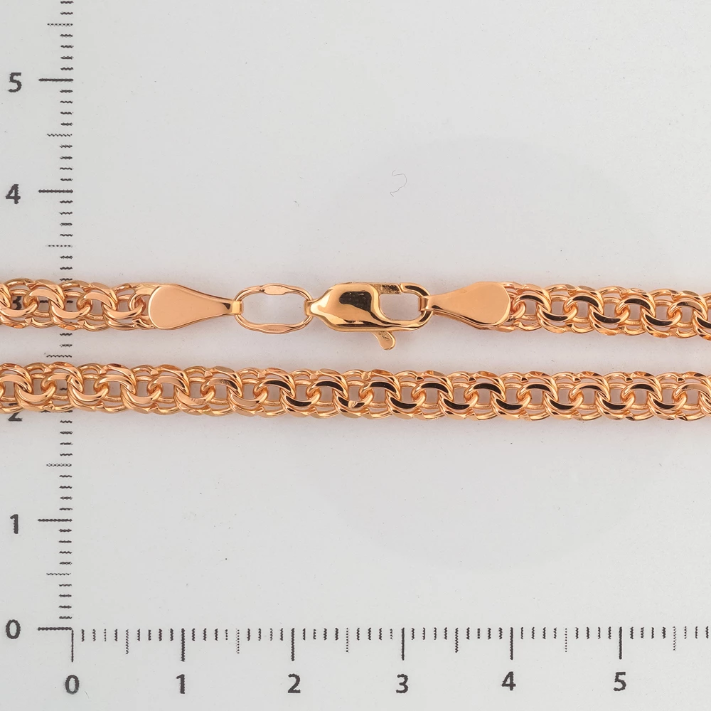 Браслет из красного золота 585 пробы