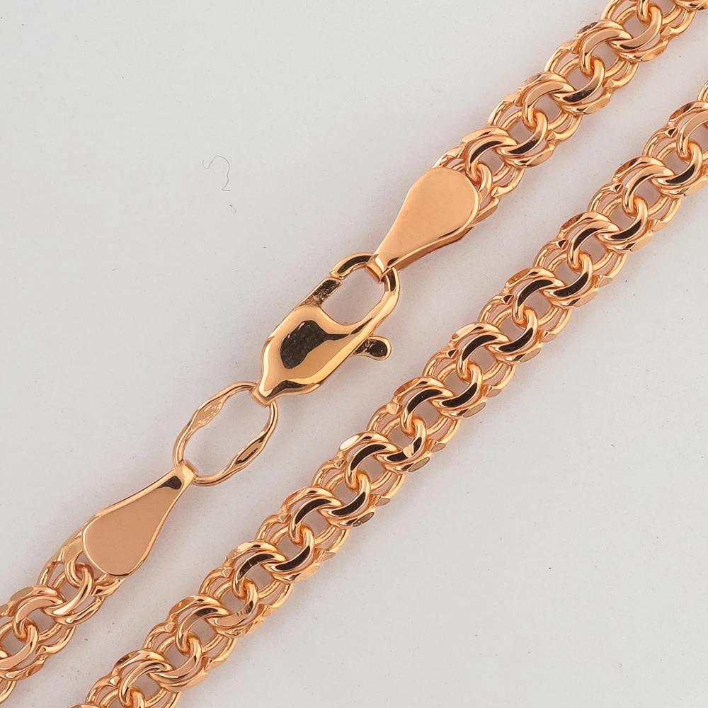 Браслет из красного золота 585 пробы