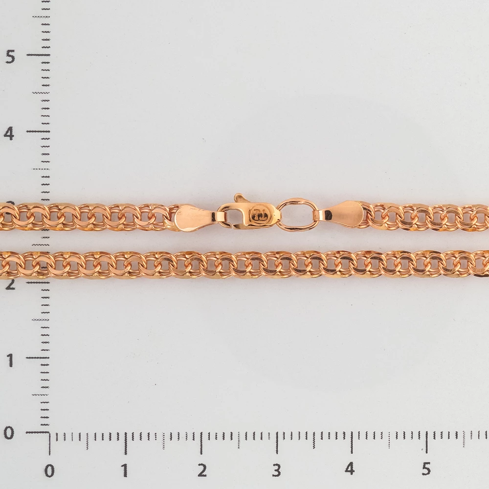 Браслет из красного золота 585 пробы