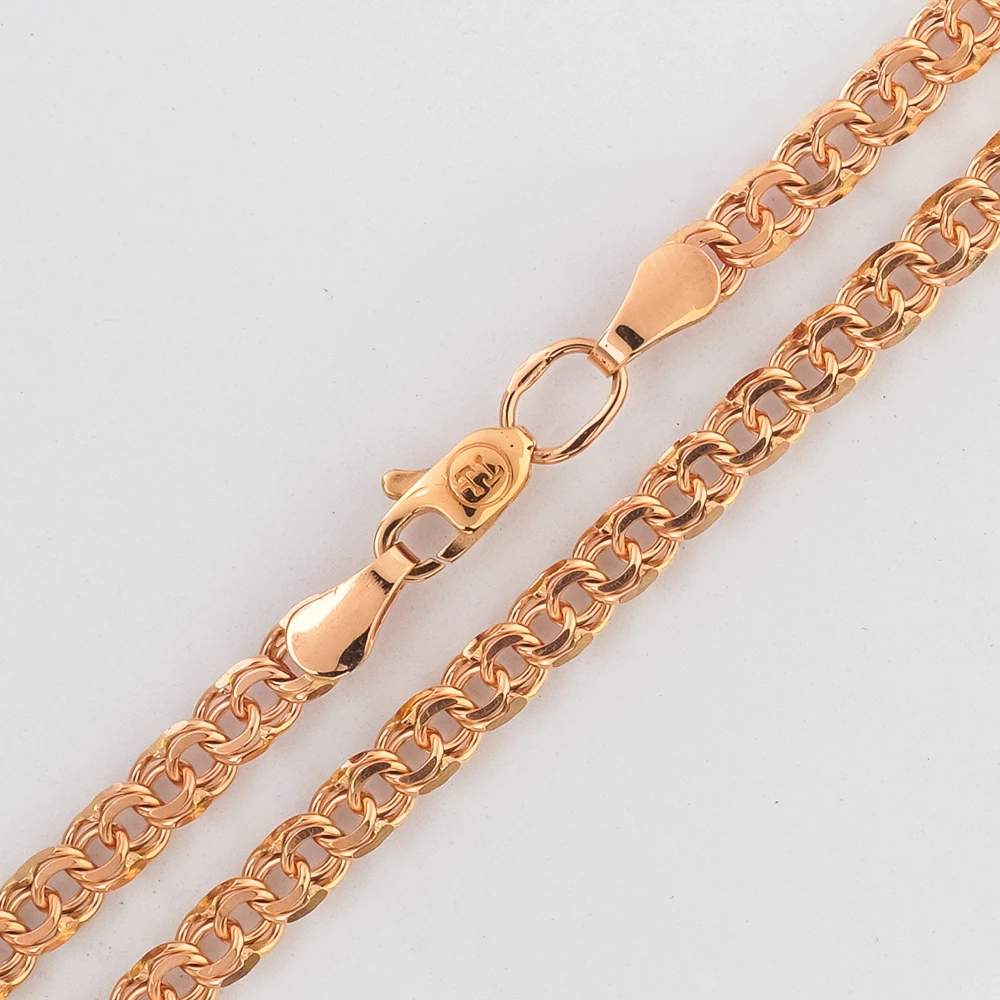 Браслет из красного золота 585 пробы