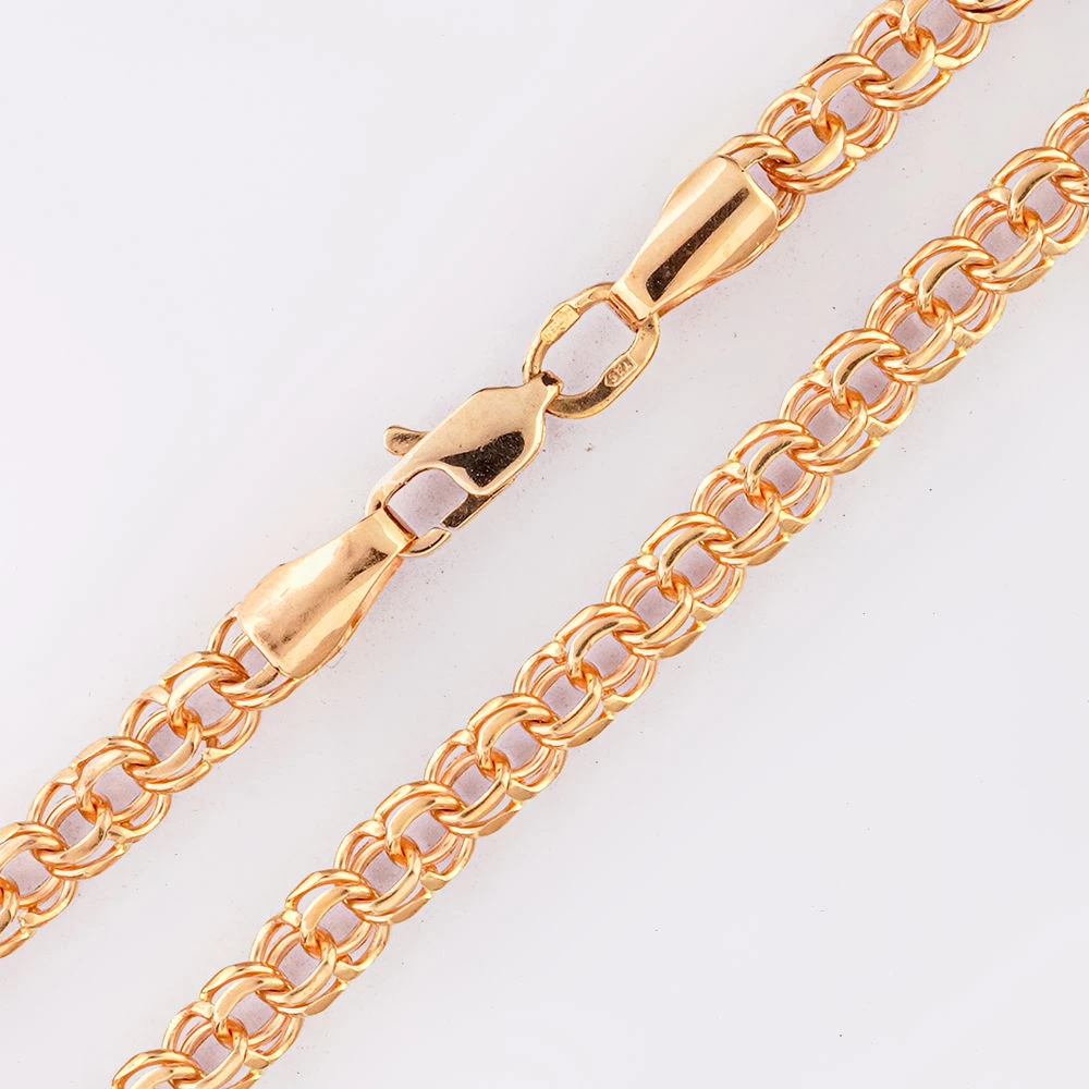 Браслет из красного золота 585 пробы