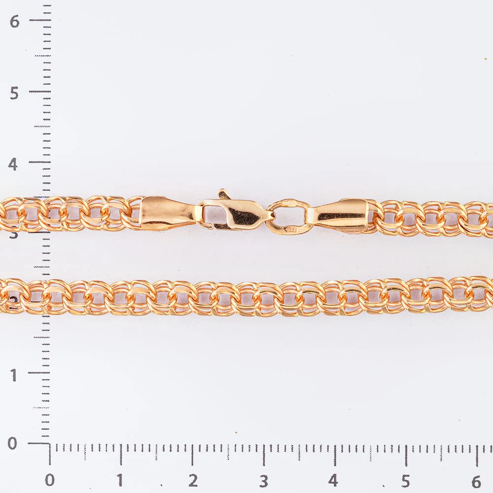 Браслет из красного золота 585 пробы