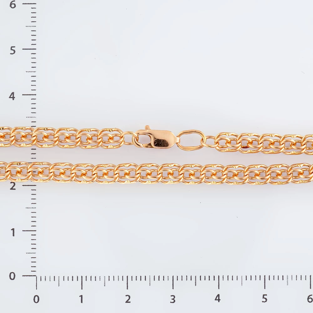 Браслет из красного золота 585 пробы