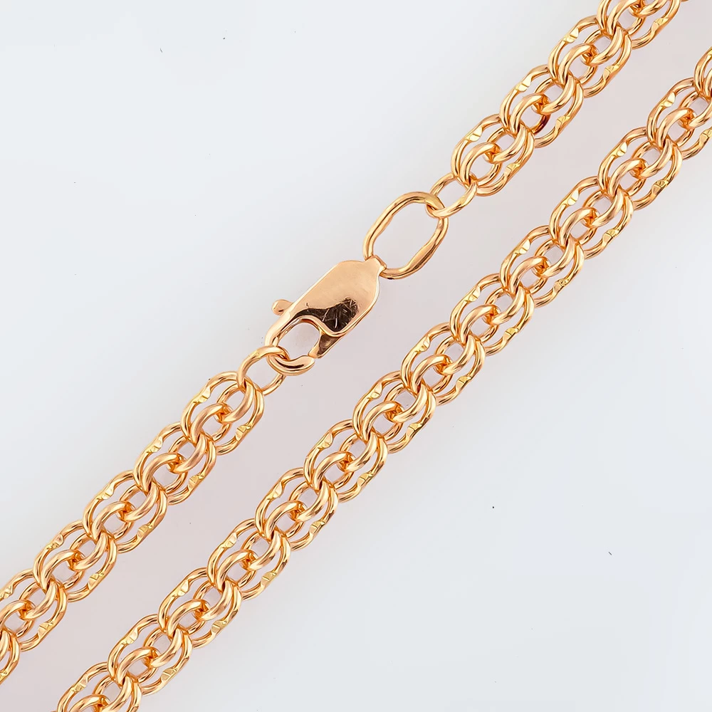 Браслет из красного золота 585 пробы