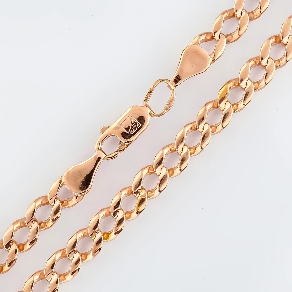 Браслет из красного золота 585 пробы