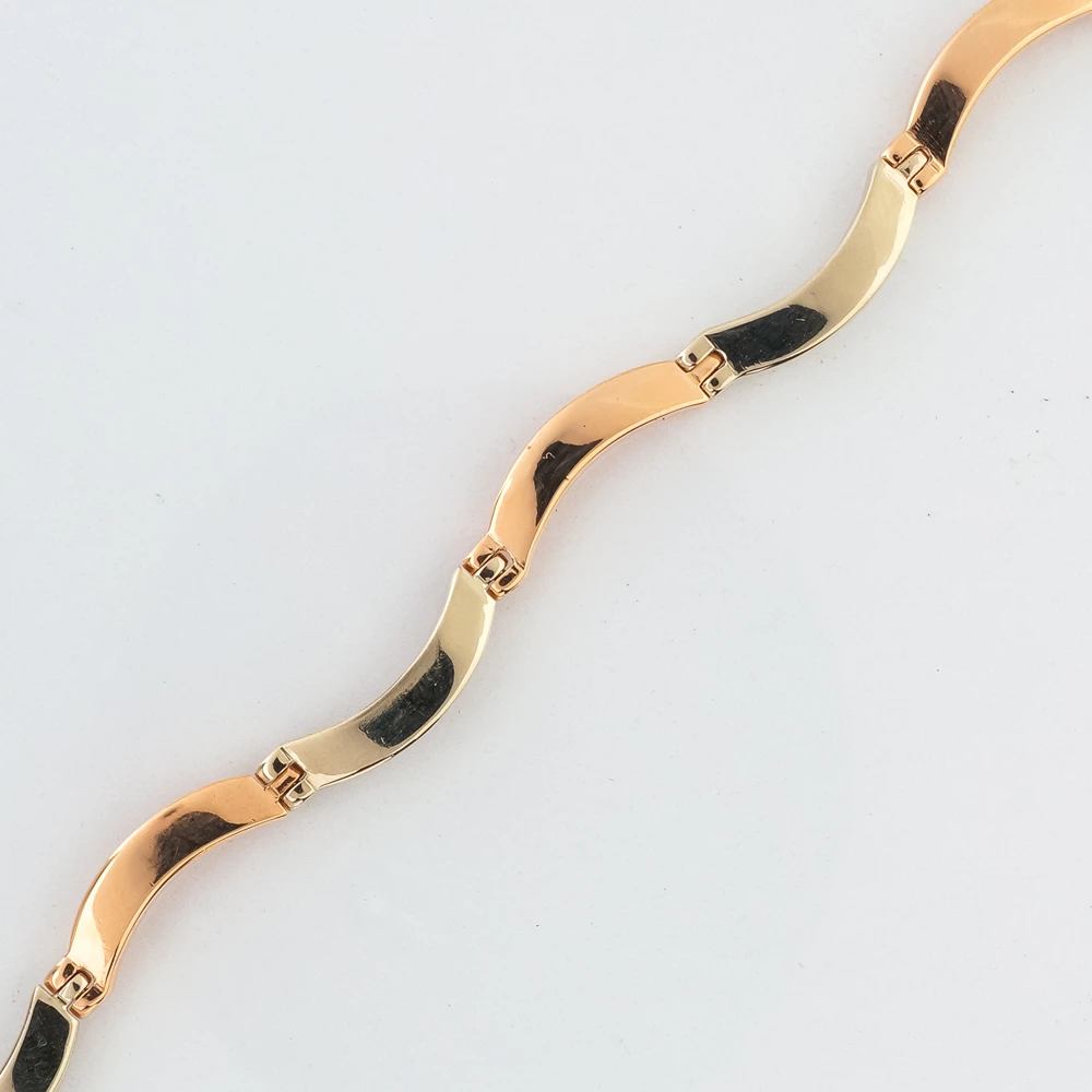 Браслет из красного золота 585 пробы