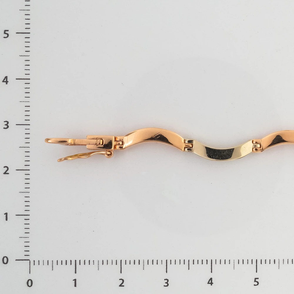 Браслет из красного золота 585 пробы