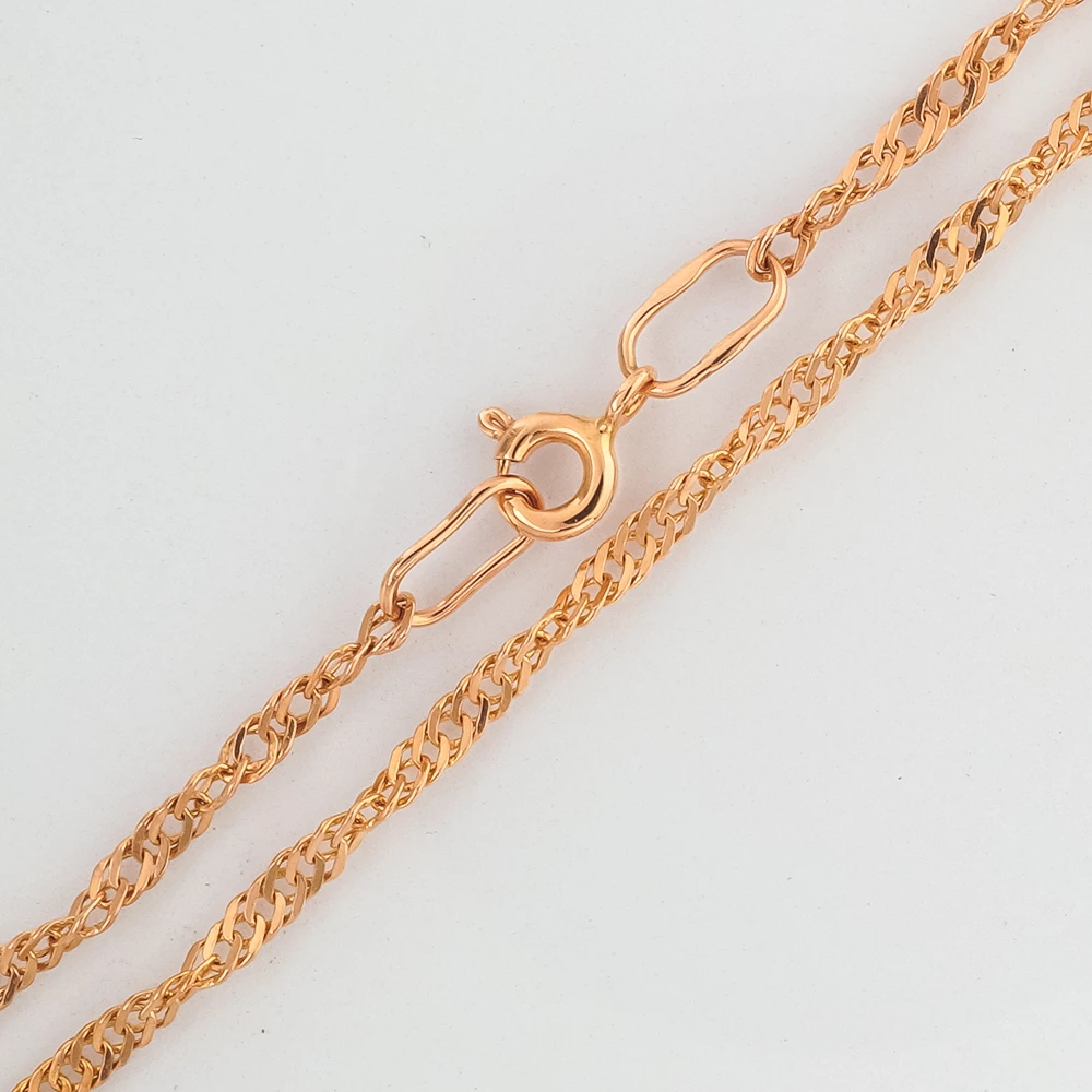 Браслет из красного золота 585 пробы