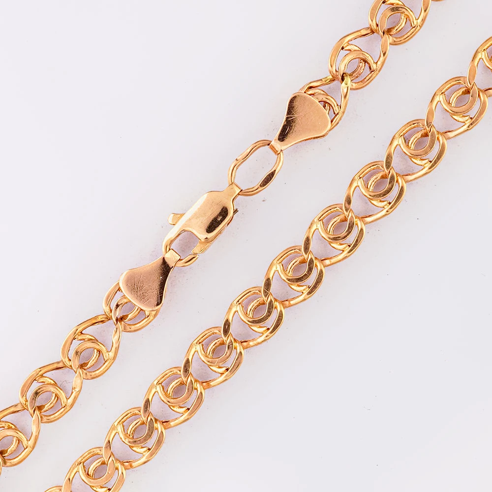 Браслет из красного золота 585 пробы