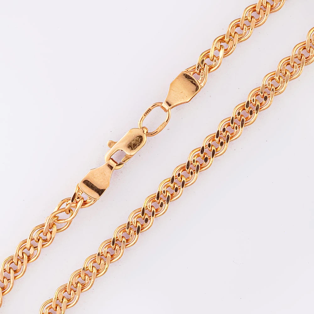 Браслет из красного золота 585 пробы