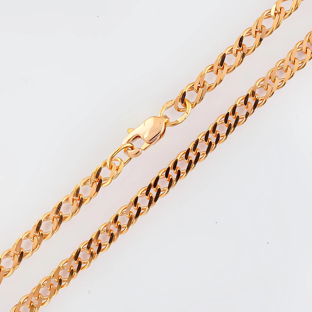 Браслет из красного золота 585 пробы