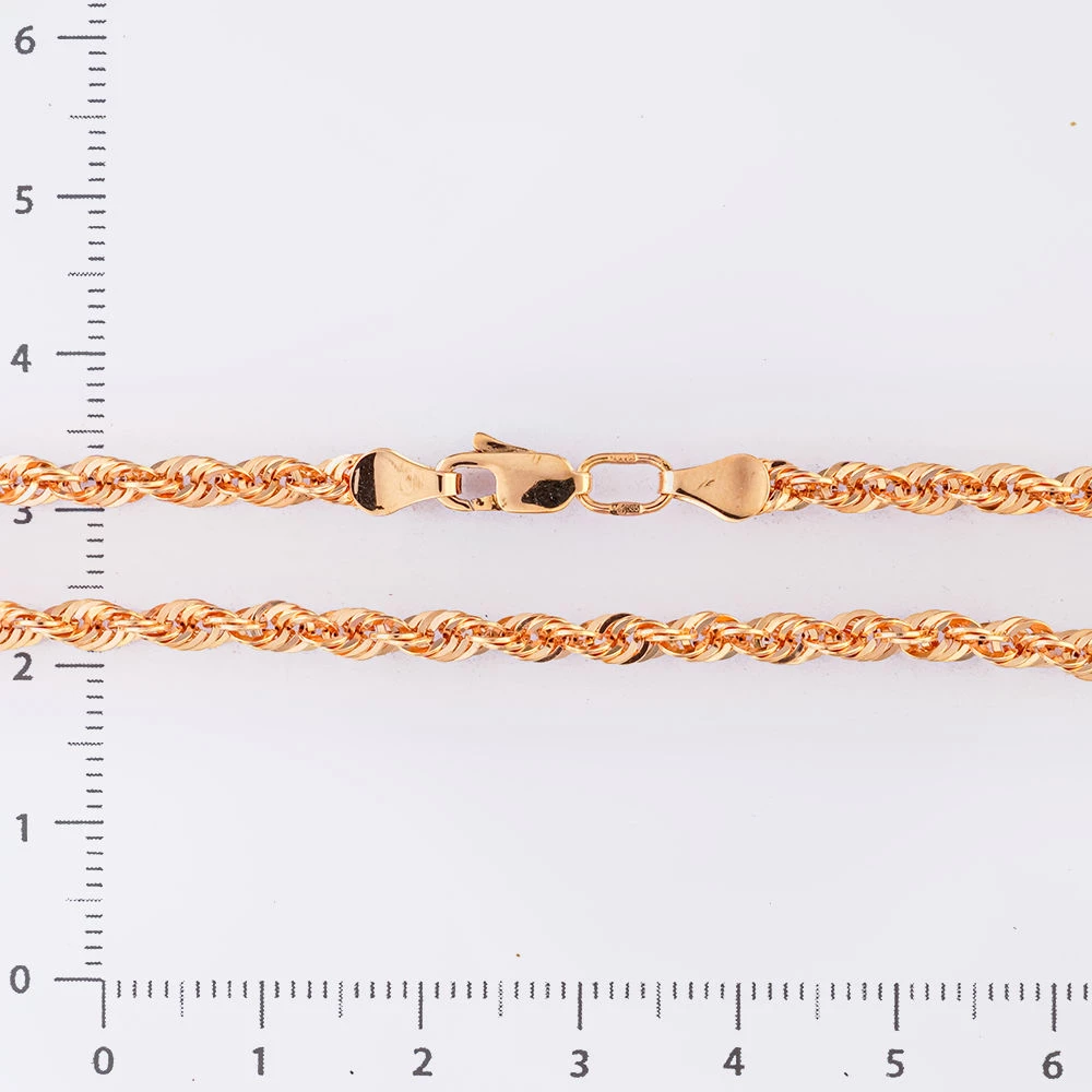 Браслет из красного золота 585 пробы