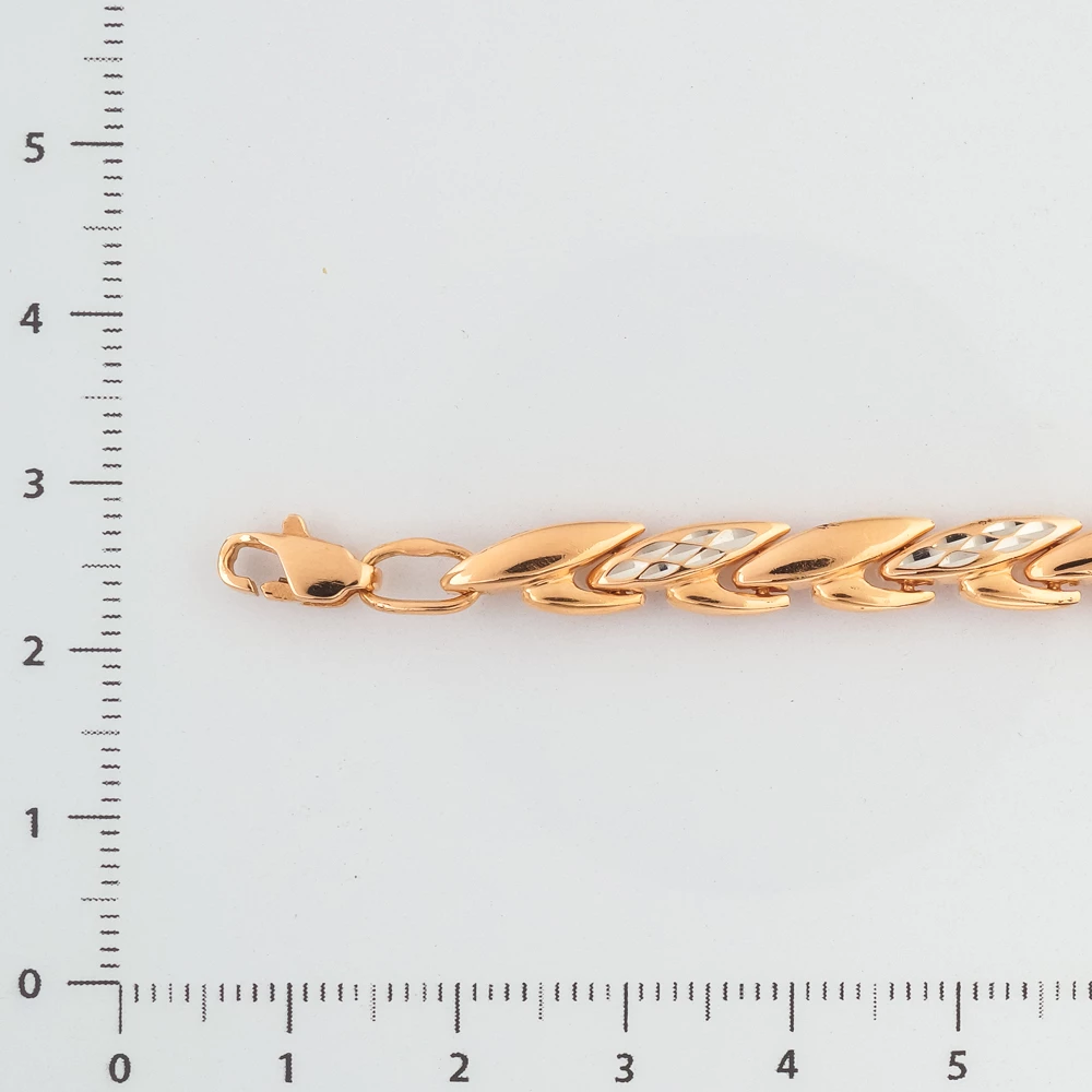 Браслет из красного золота 585 пробы