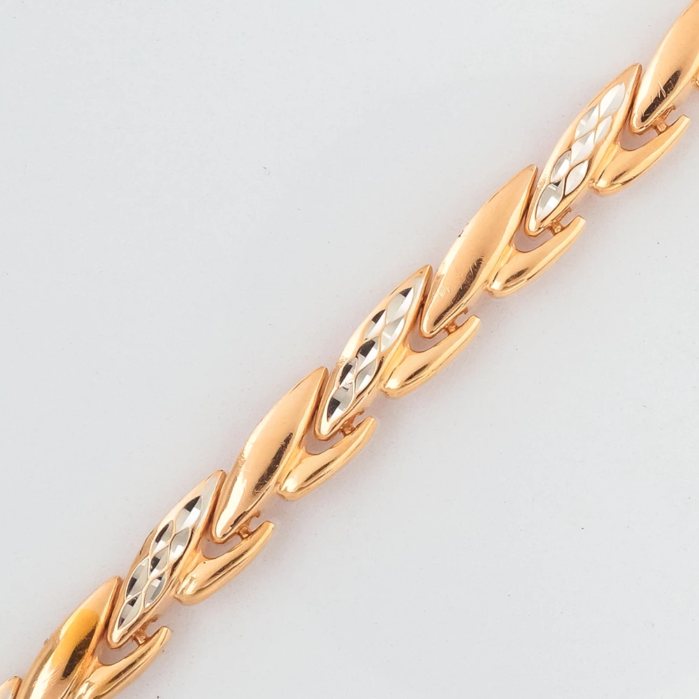 Браслет из красного золота 585 пробы