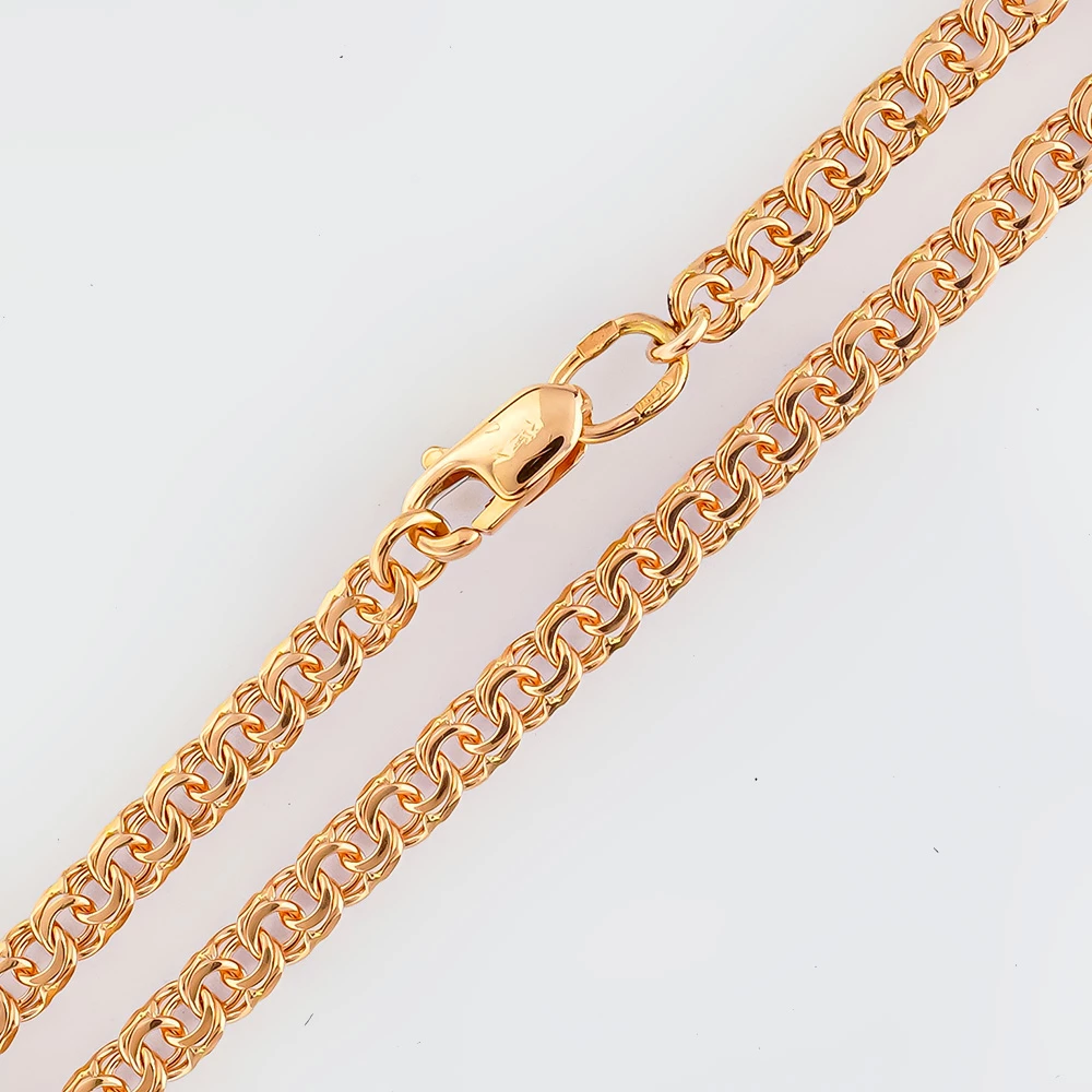 Браслет из красного золота 585 пробы