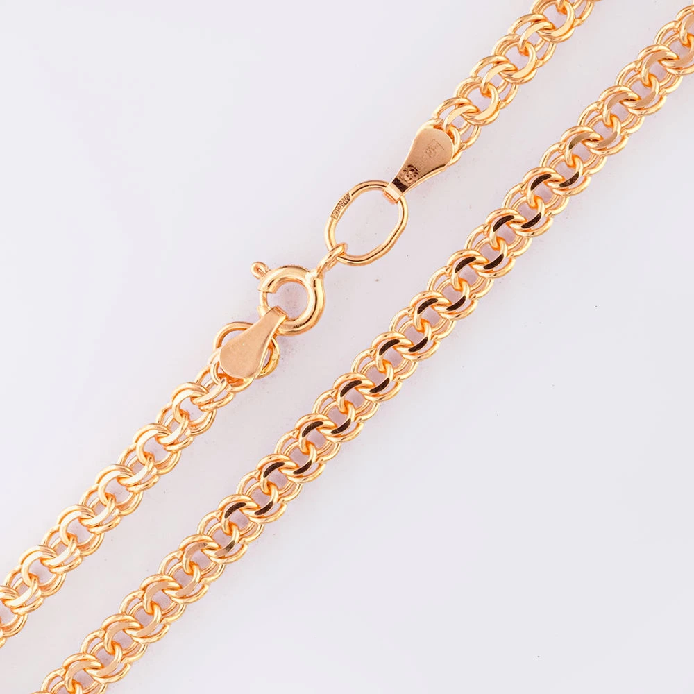 Браслет из красного золота 585 пробы