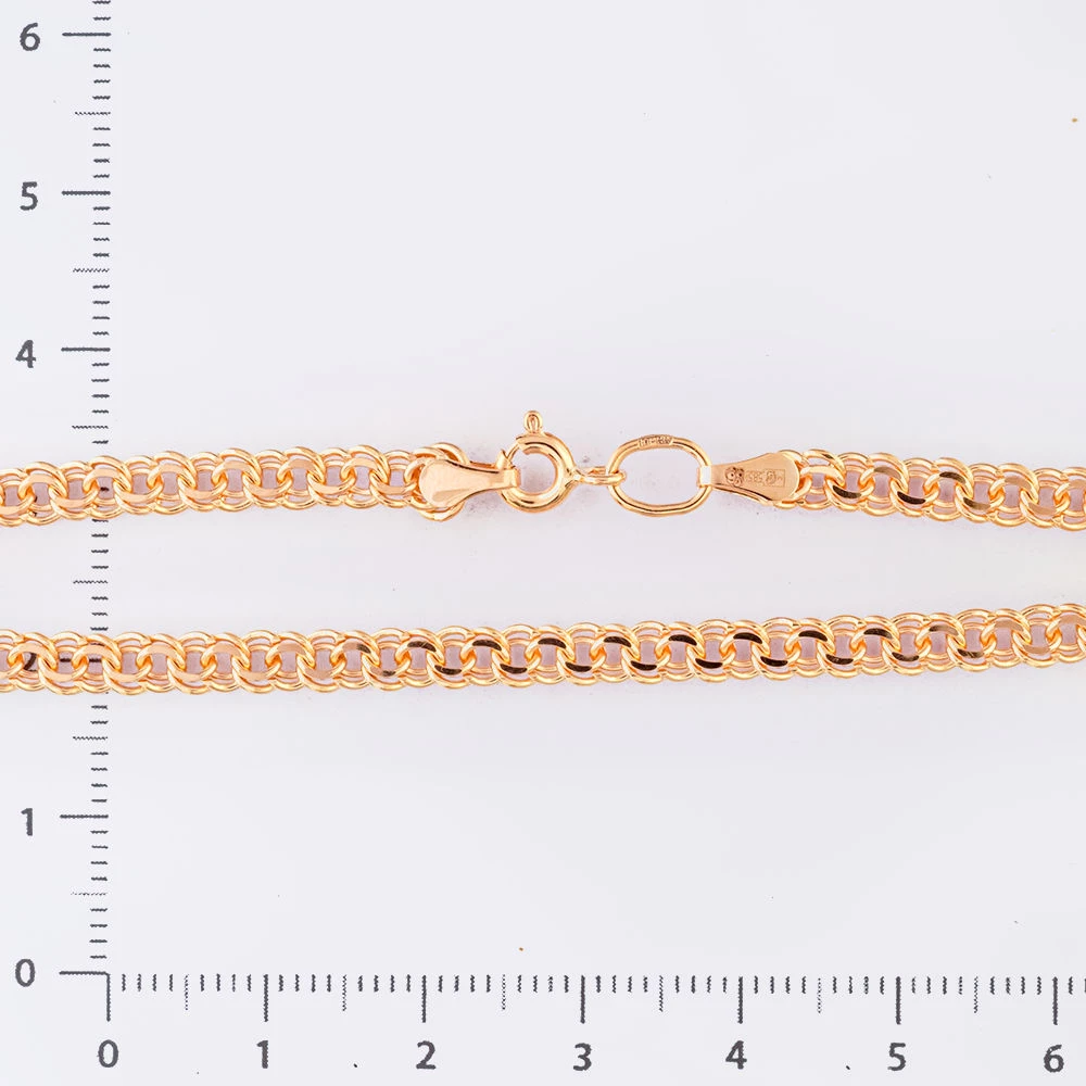 Браслет из красного золота 585 пробы