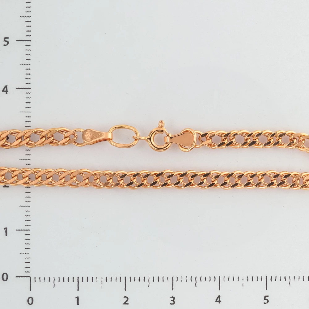 Браслет из красного золота 585 пробы