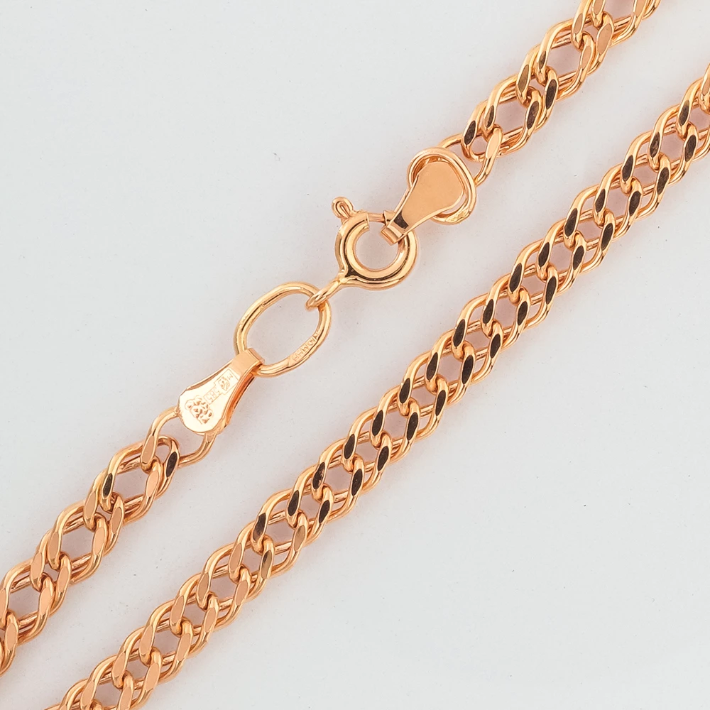 Браслет из красного золота 585 пробы