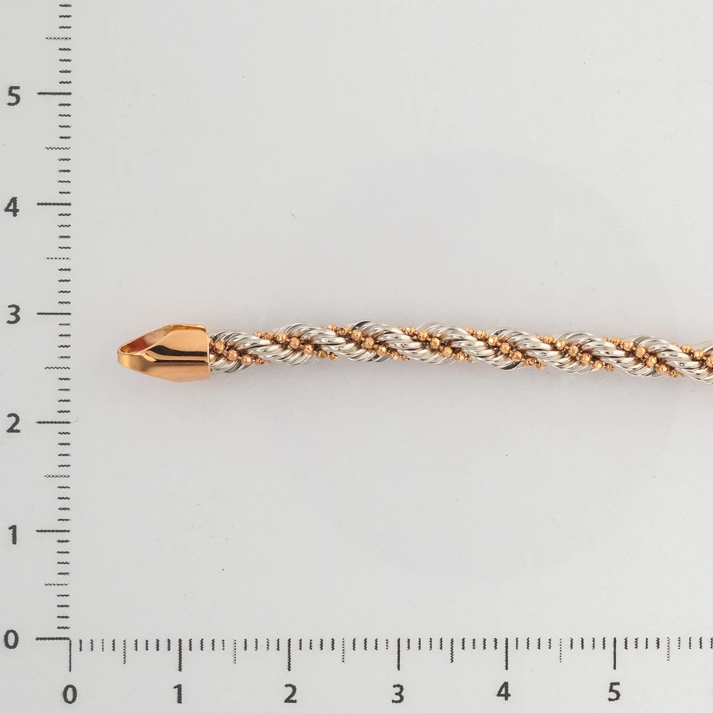 Браслет из красного золота 585 пробы