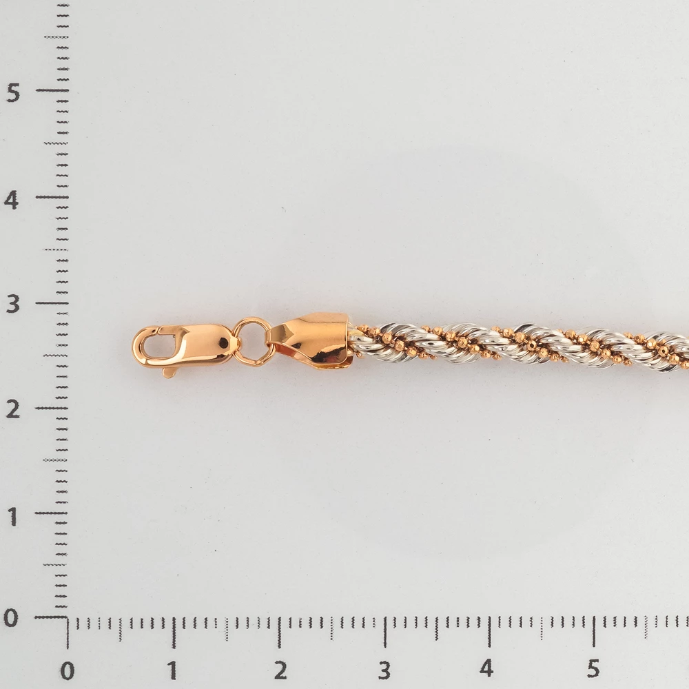 Браслет из красного золота 585 пробы