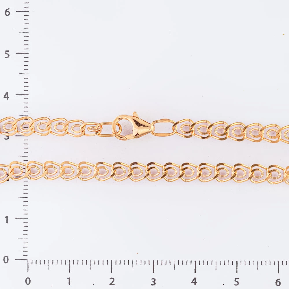 Браслет из красного золота 585 пробы